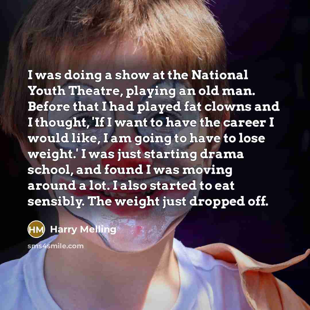 “I was doing a show at the National Youth Theatre,…” quote by Harry Melling