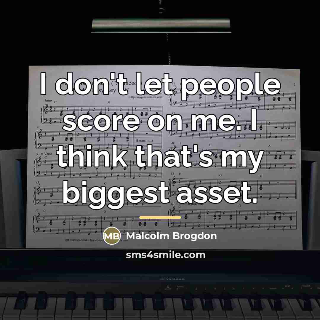 “I don't let people score on me. I think that's…” quote by Malcolm Brogdon