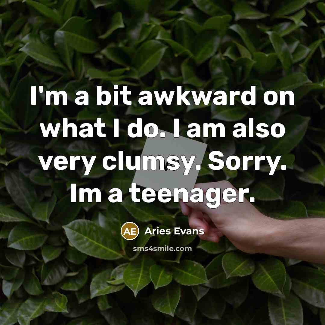 “I'm a bit awkward on what I do. I am…” quote by Aries Evans
