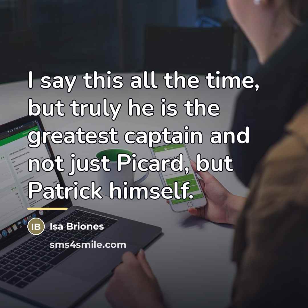 “I say this all the time, but truly he is…” quote by Isa Briones