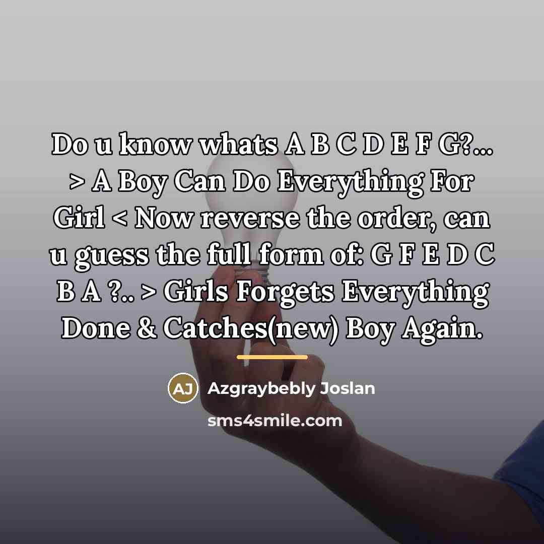 “Do u know whats A B C D E F…” quote by Azgraybebly Joslan