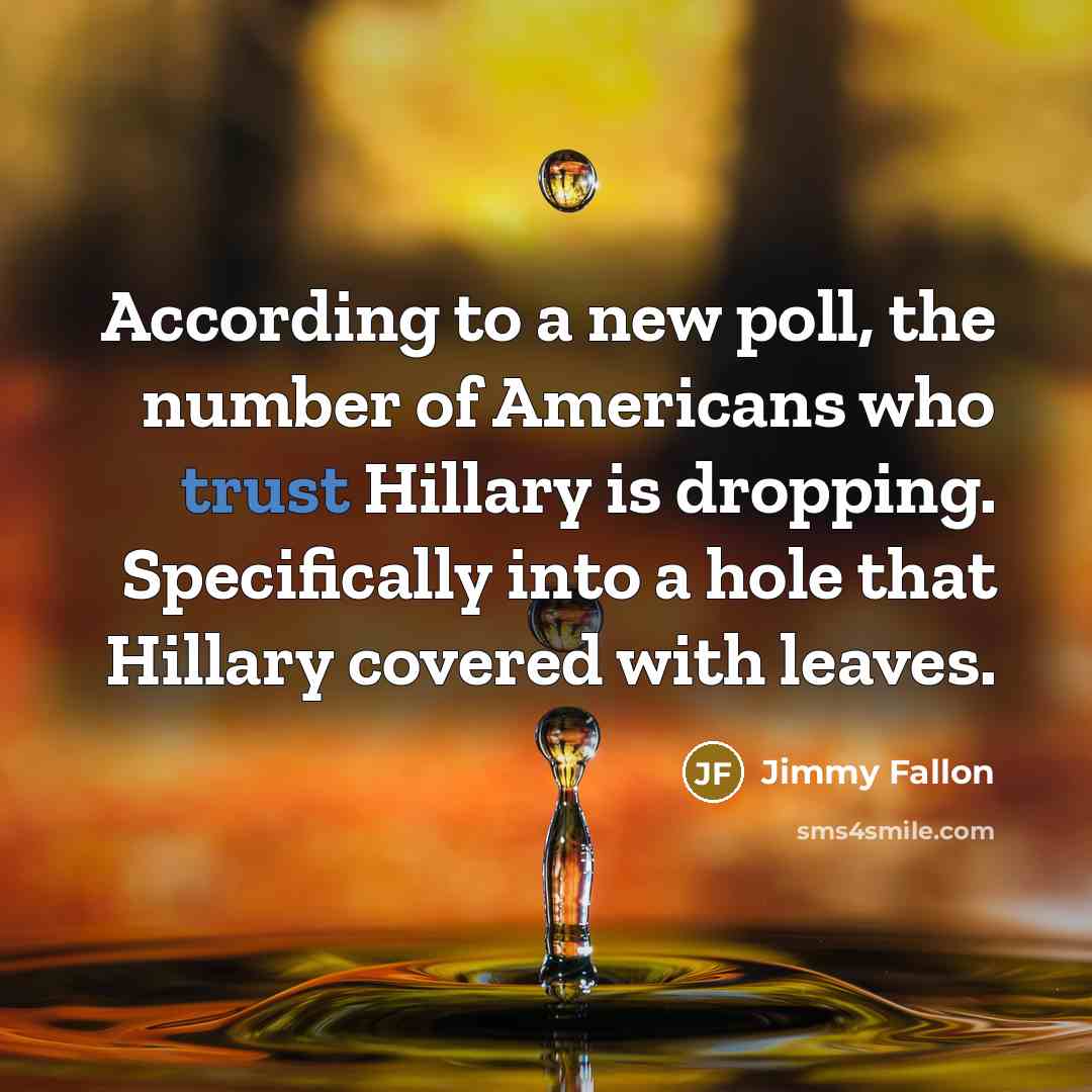 “According to a new poll, the number of Americans who…” quote by Jimmy Fallon