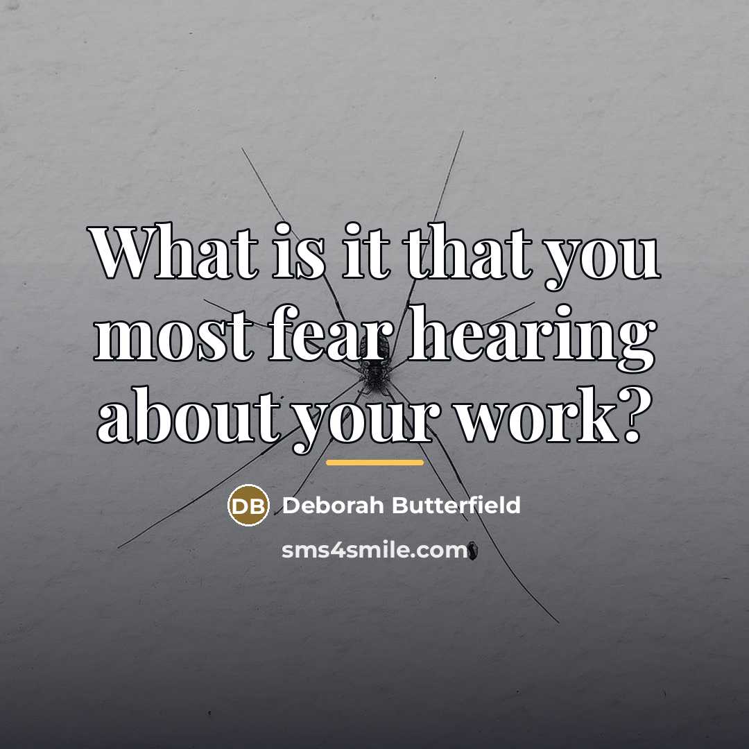 “What is it that you most fear hearing about your…” quote by Deborah Butterfield