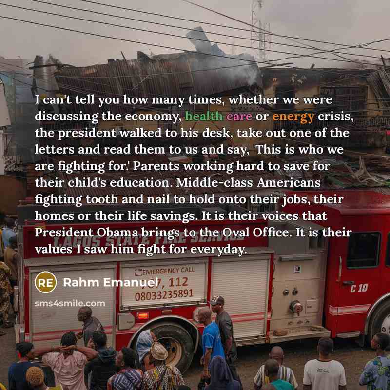 “I can't tell you how many times, whether we were…” quote by Rahm Emanuel