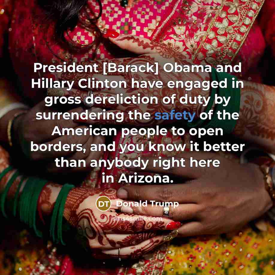 “President [Barack] Obama and Hillary Clinton have engaged in gross…” quote by Donald Trump