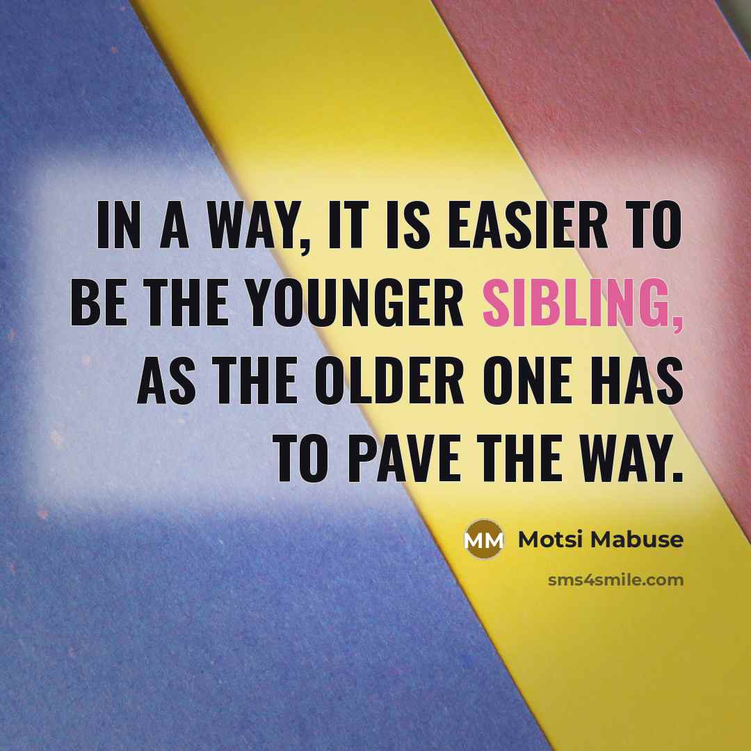 “In a way, it is easier to be the younger…” quote by Motsi Mabuse