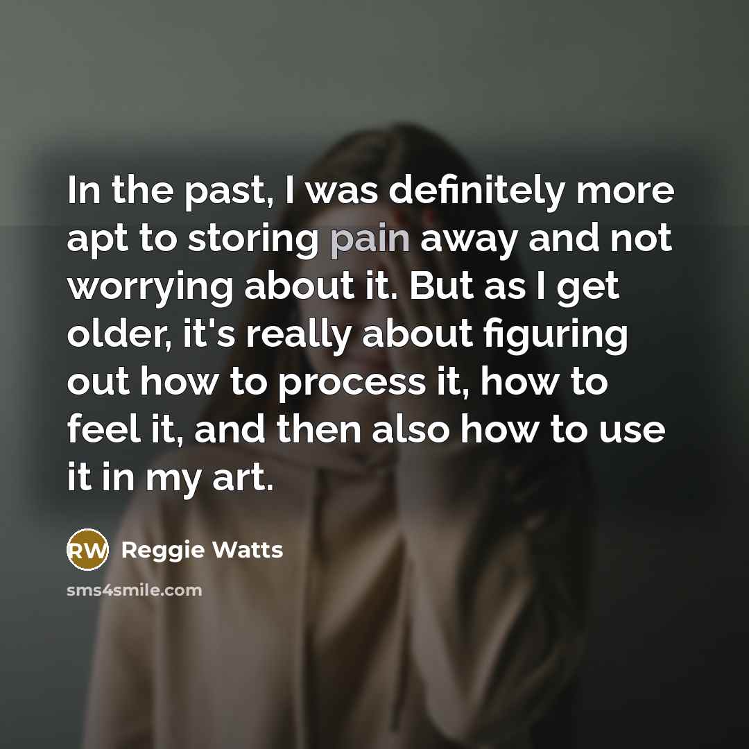“In the past, I was definitely more apt to storing…” quote by Reggie Watts