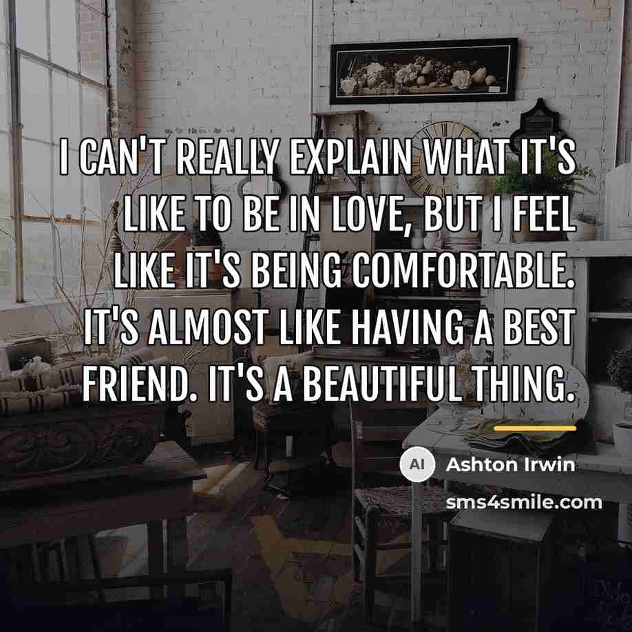 “I can't really explain what it's like to be in…” quote by Ashton Irwin