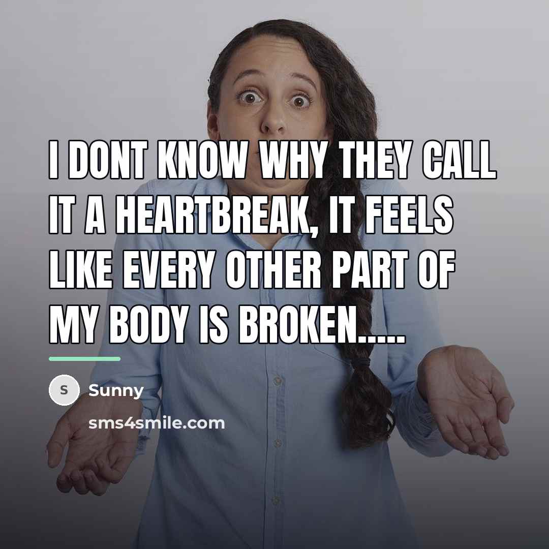 “I dont know why they call it a Heartbreak, it…” quote by Sunny
