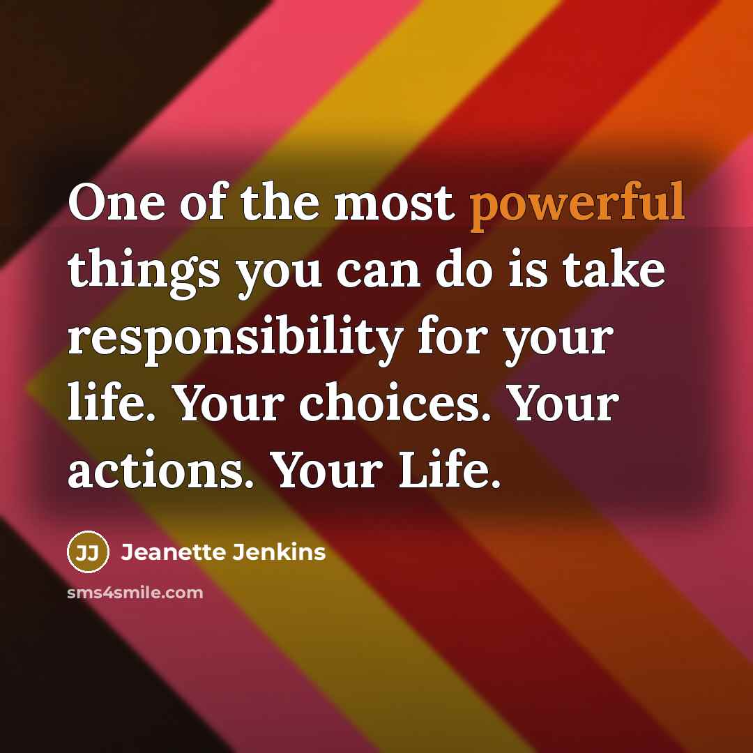 “One of the most powerful things you can do is…” quote by Jeanette Jenkins