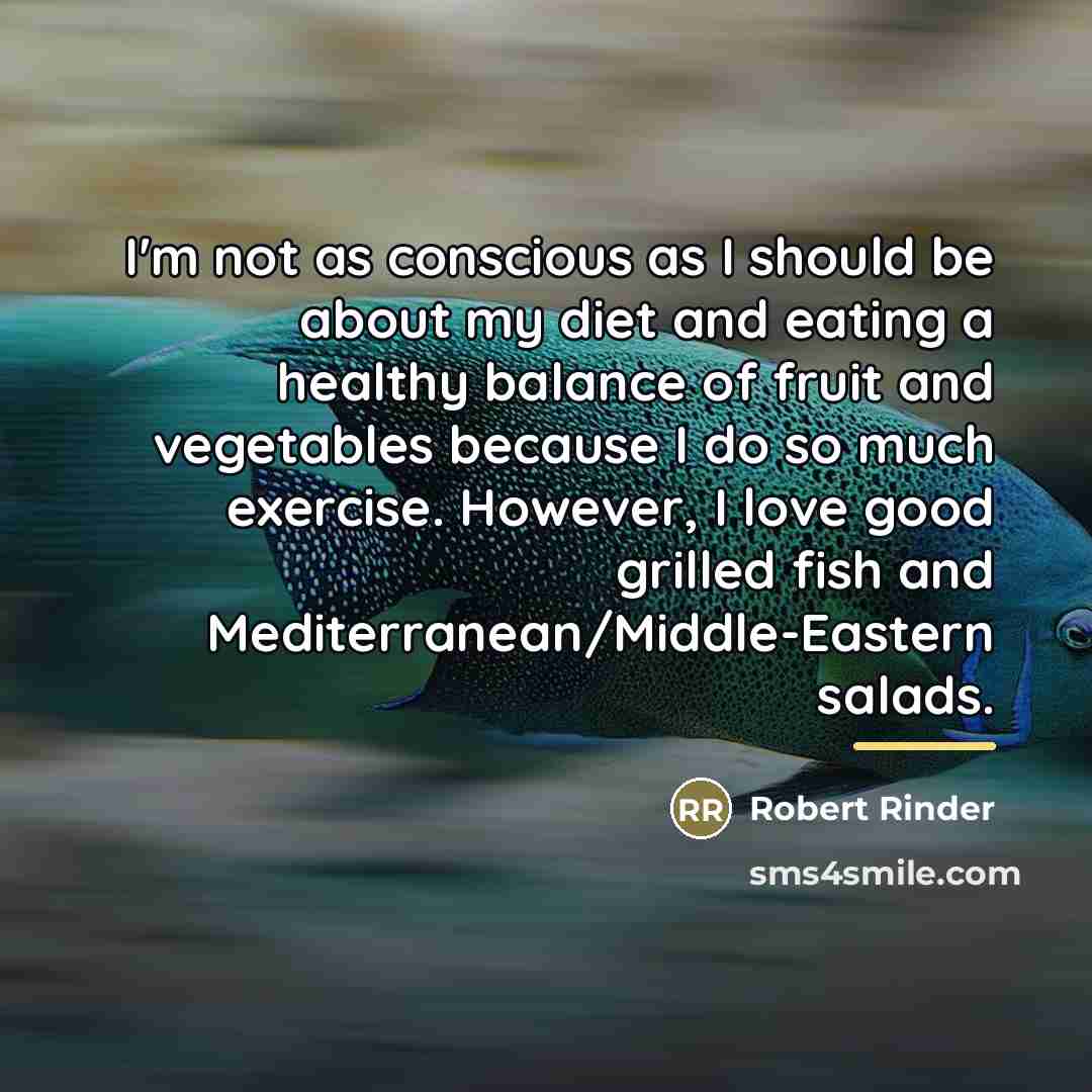 “I'm not as conscious as I should be about my…” quote by Robert Rinder