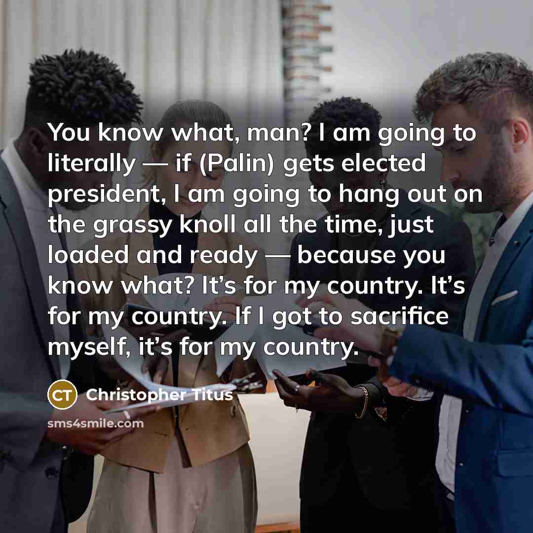 “You know what, man? I am going to literally —…” quote by Christopher Titus