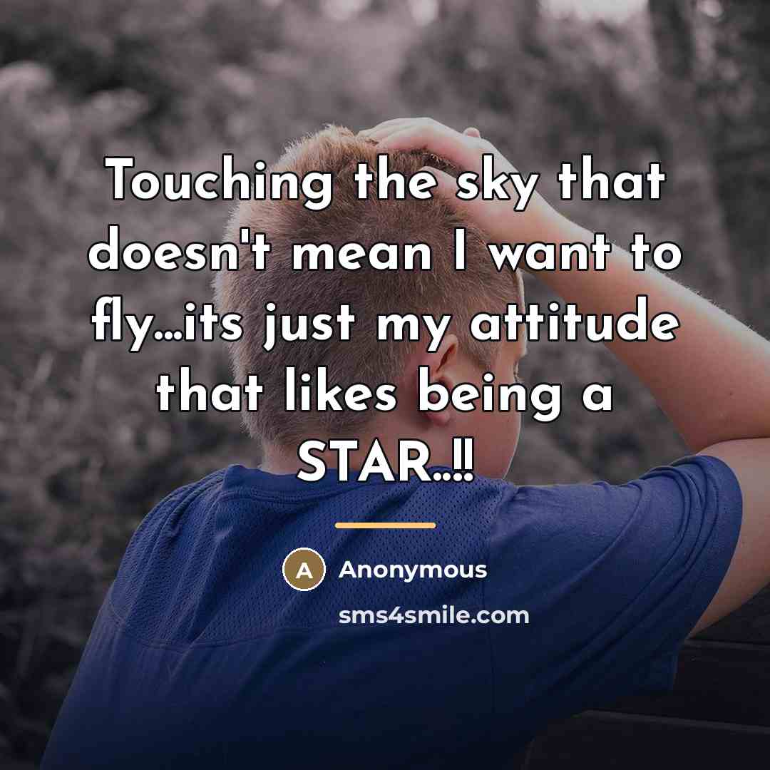 “Touching the sky that doesn't mean I want to fly...its…” quote by Anonymous