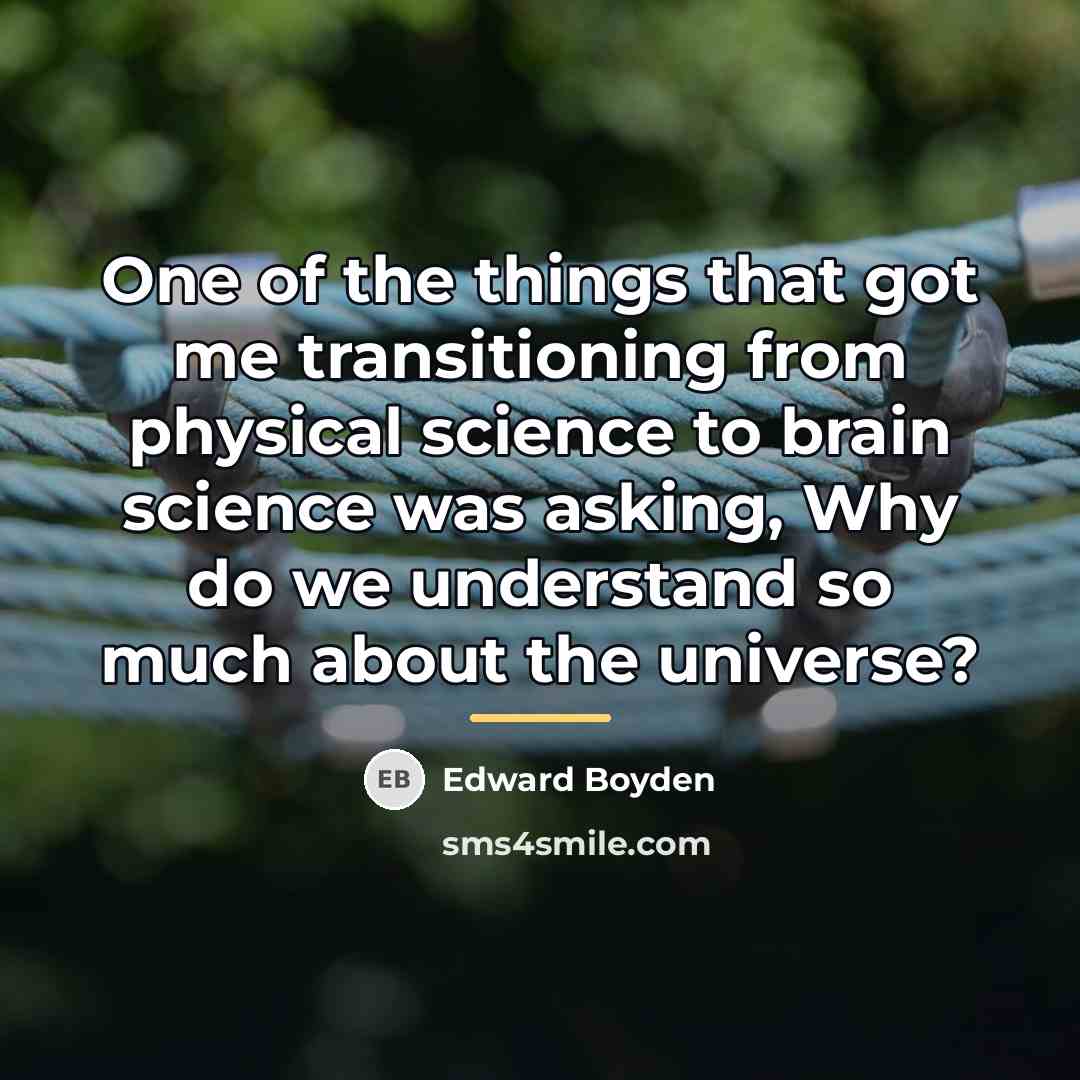 “One of the things that got me transitioning from physical…” quote by Edward Boyden