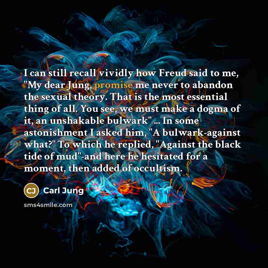 “I can still recall vividly how Freud said to me,…” quote by Carl Jung