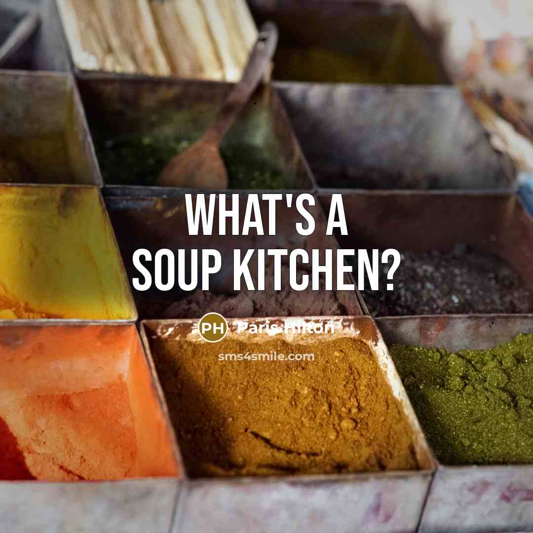 “What's a soup kitchen?” quote by Paris Hilton