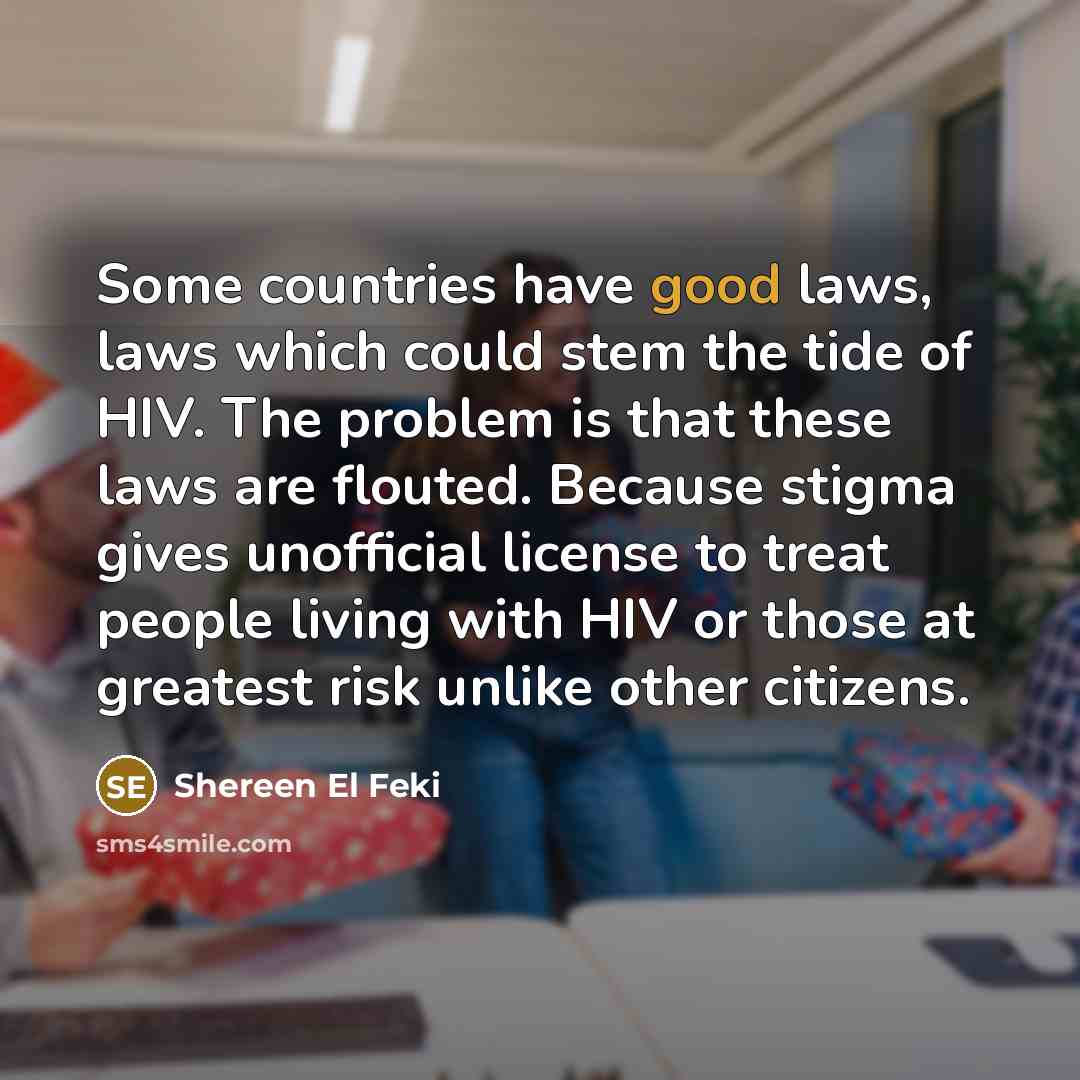 “Some countries have good laws, laws which could stem the…” quote by Shereen El Feki