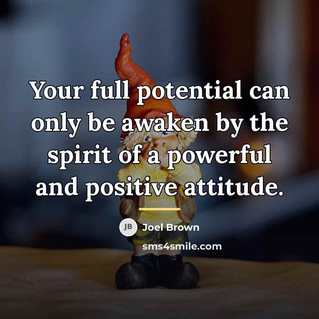 “Your full potential can only be awaken by the spirit…” quote by Joel Brown