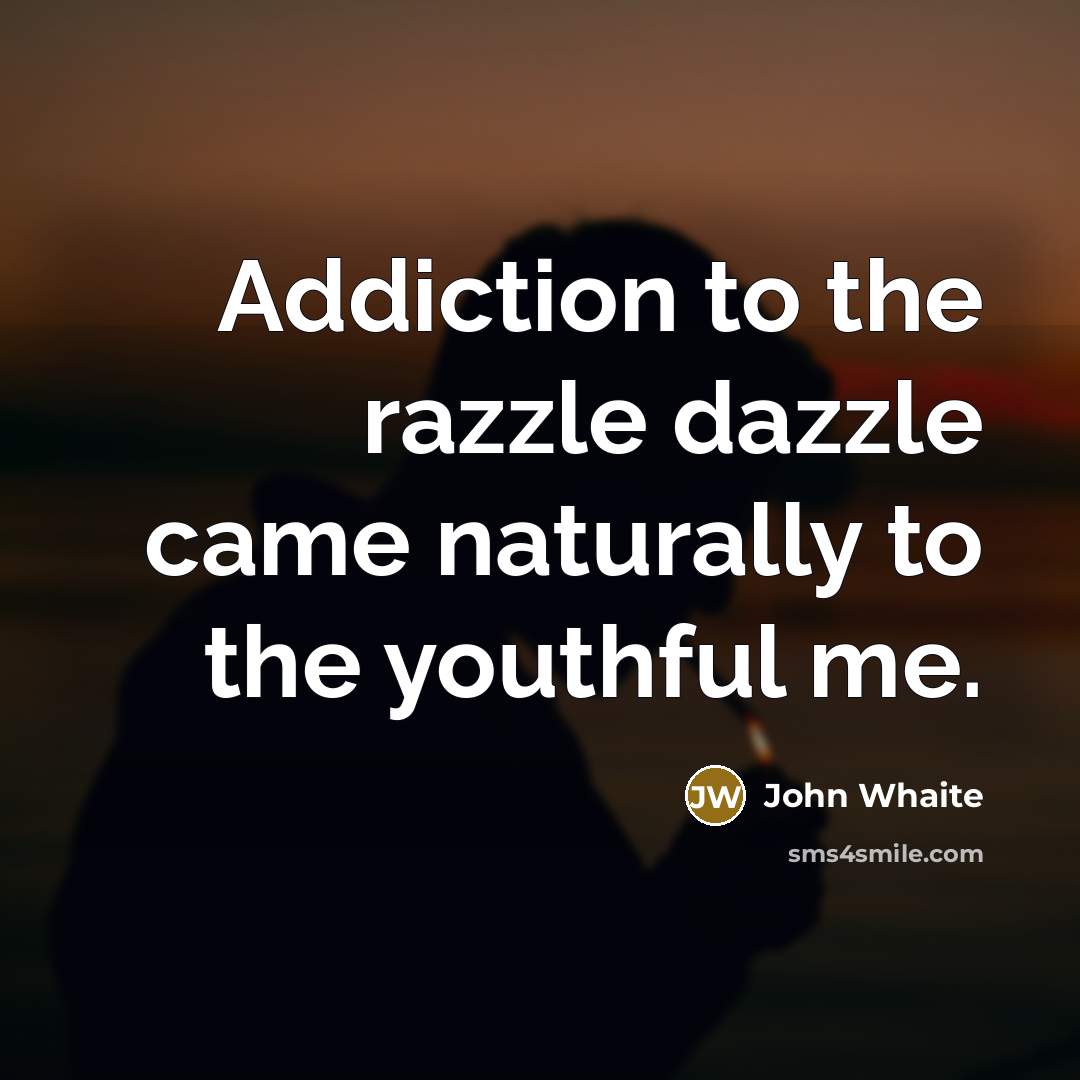 “Addiction to the razzle dazzle came naturally to the youthful…” quote by John Whaite