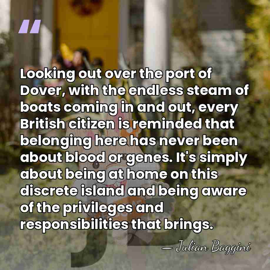 Looking out over the port of Dover, with the endless steam of&hellip; - Julian Baggini