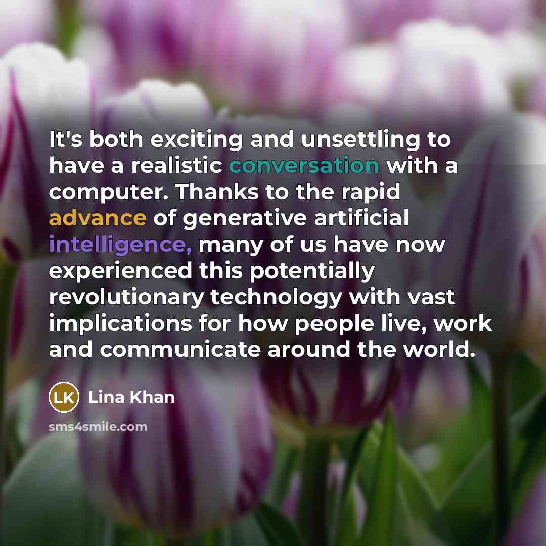 “It's both exciting and unsettling to have a realistic conversation…” quote by Lina Khan