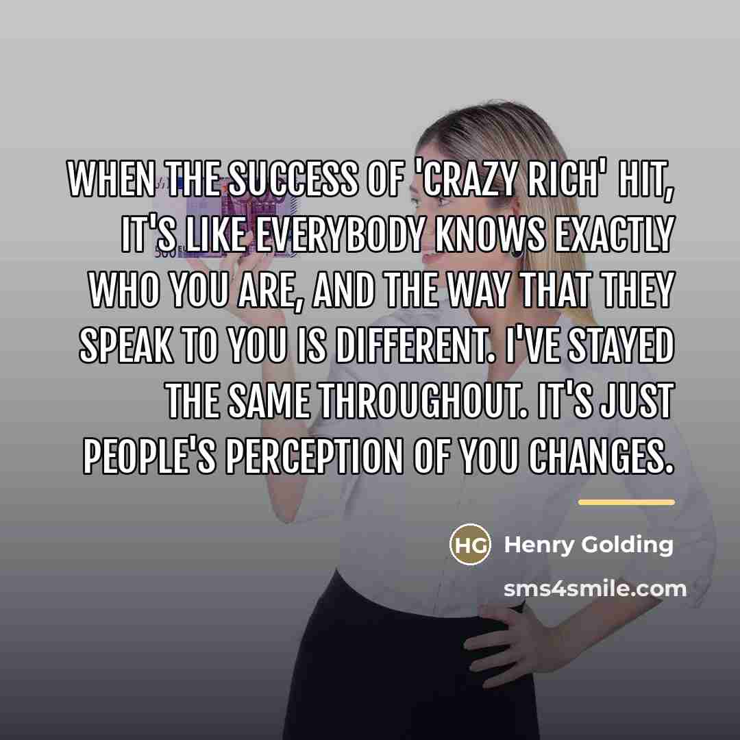 “When the success of 'Crazy Rich' hit, it's like everybody…” quote by Henry Golding