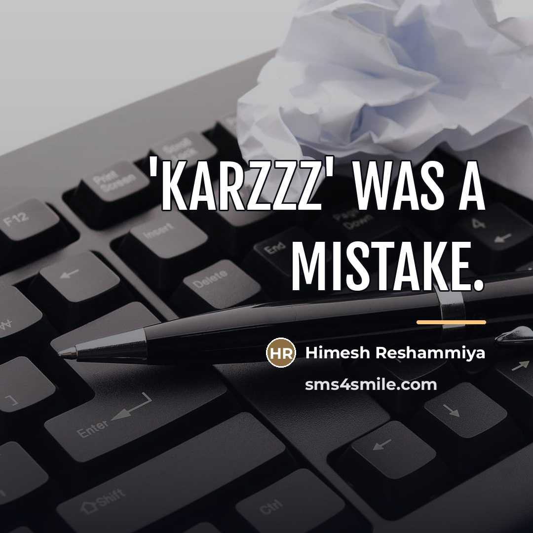 “'Karzzz' was a mistake.…” quote by Himesh Reshammiya