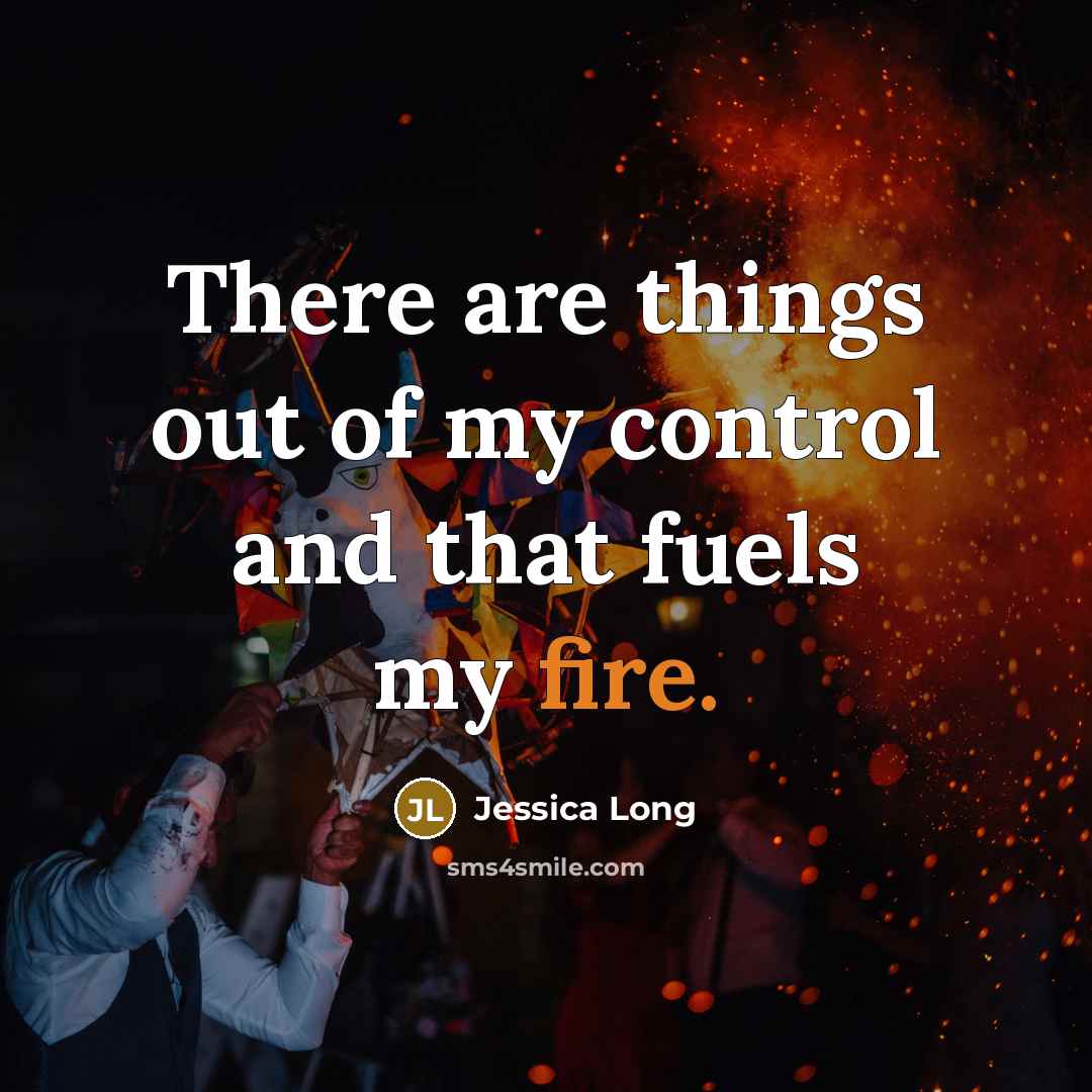“There are things out of my control and that fuels…” quote by Jessica Long