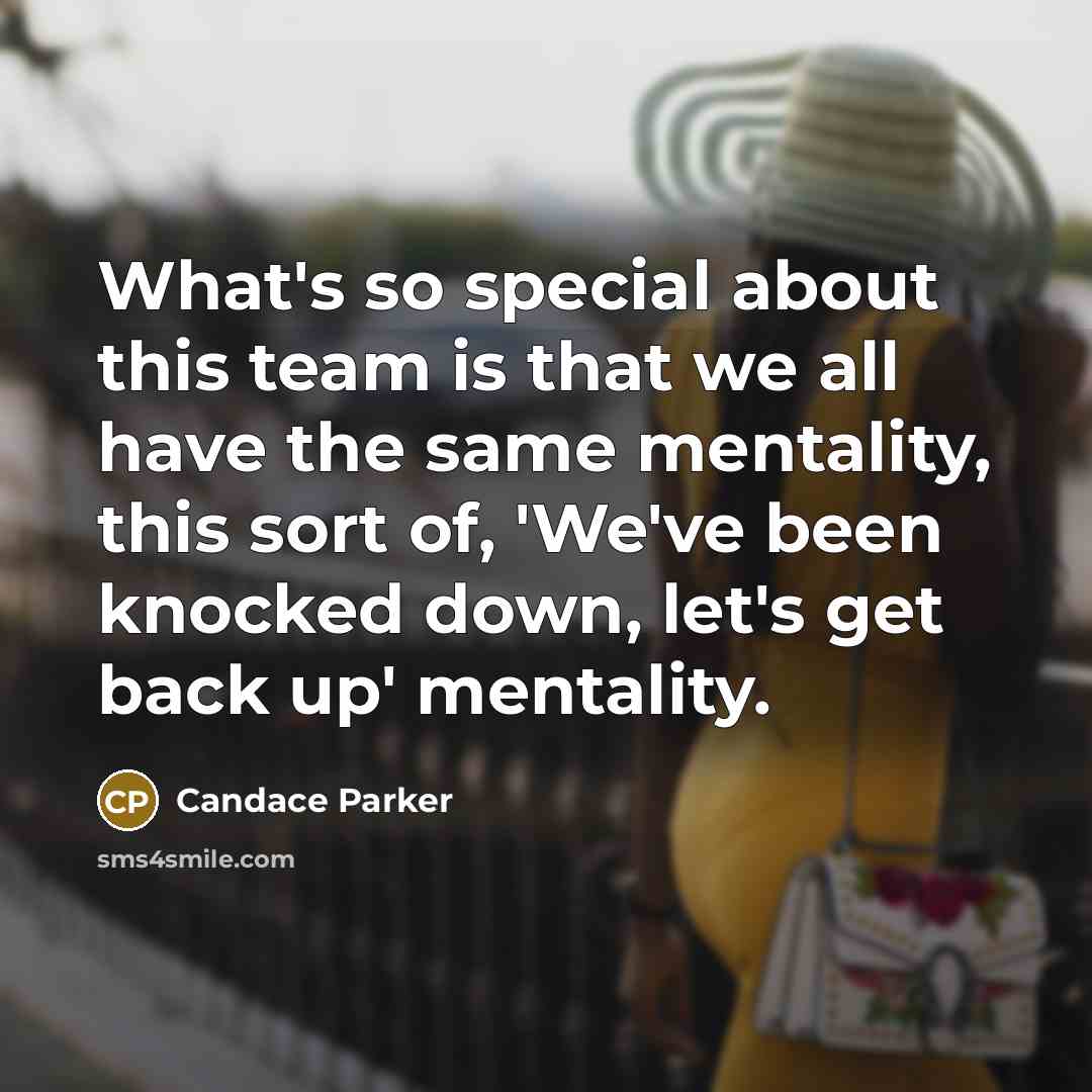 “What's so special about this team is that we all…” quote by Candace Parker