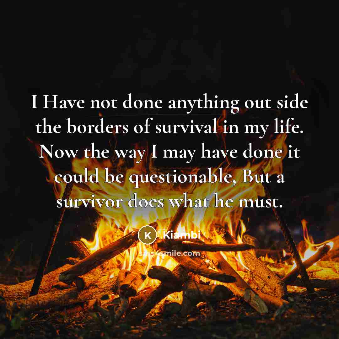 “I Have not done anything out side the borders of…” quote by Kiambi