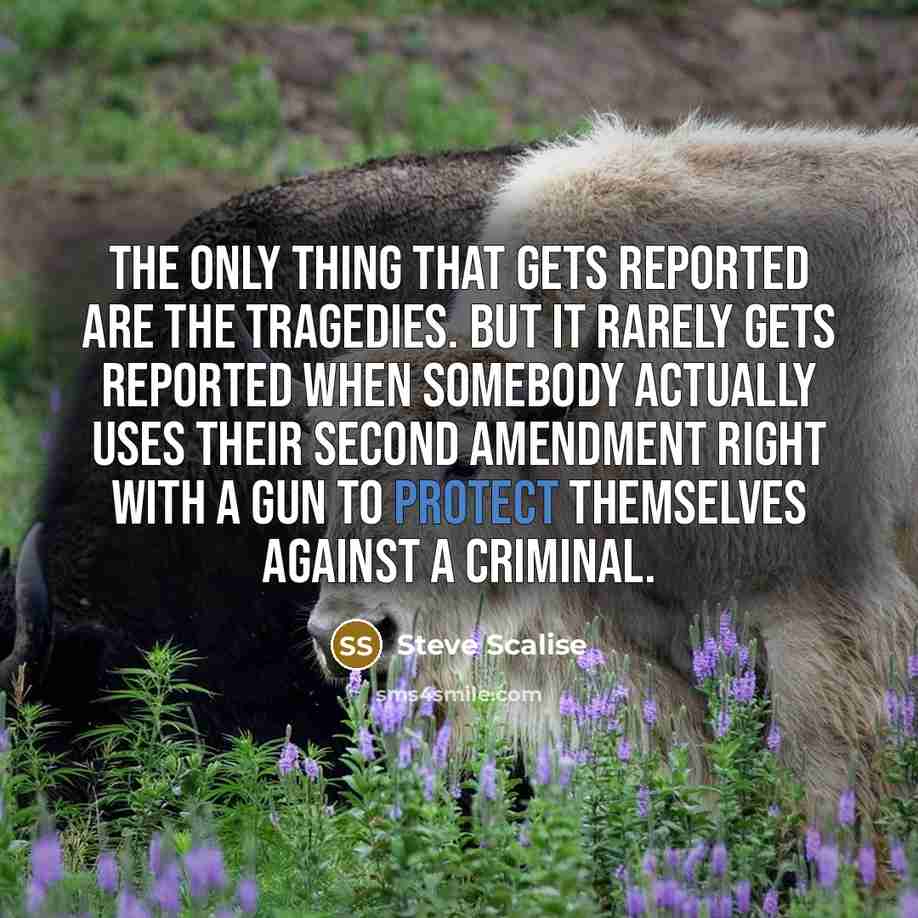 “The only thing that gets reported are the tragedies. But…” quote by Steve Scalise