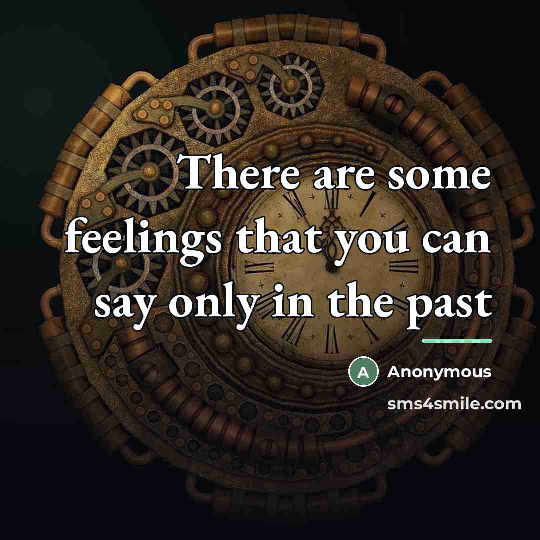 “There are some feelings that you can say only in…” quote by Anonymous