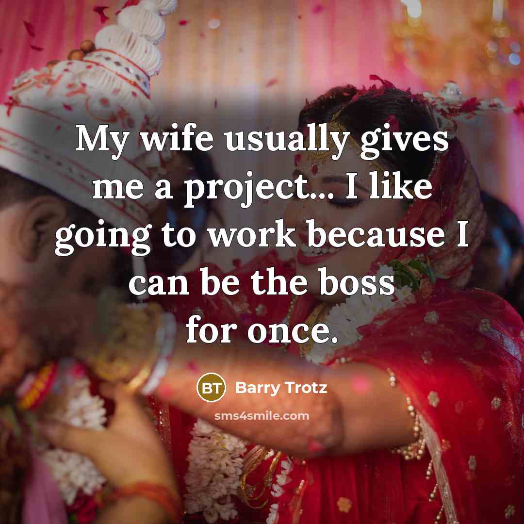 “My wife usually gives me a project... I like going…” quote by Barry Trotz
