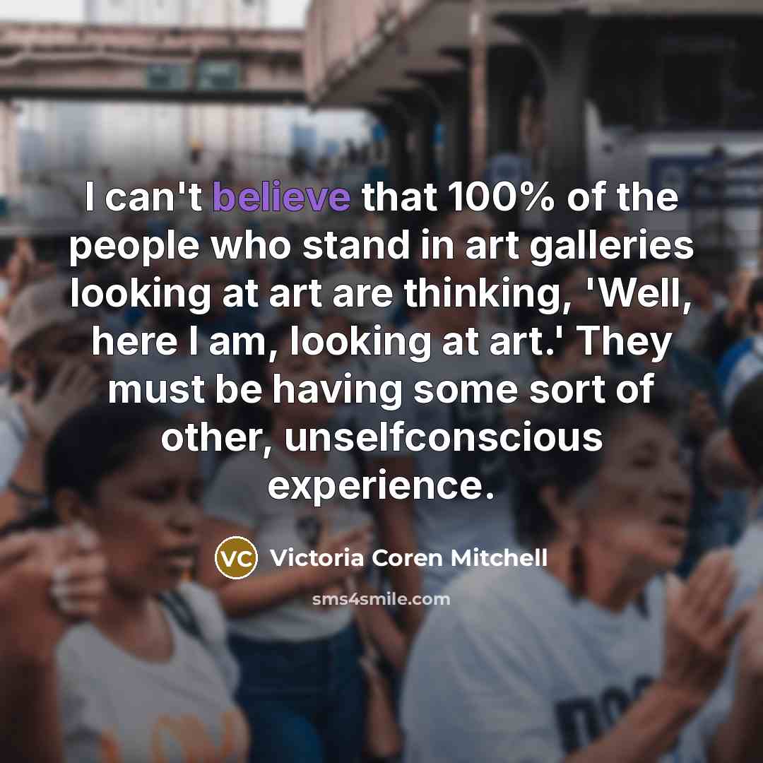 “I can't believe that 100% of the people who stand…” quote by Victoria Coren Mitchell