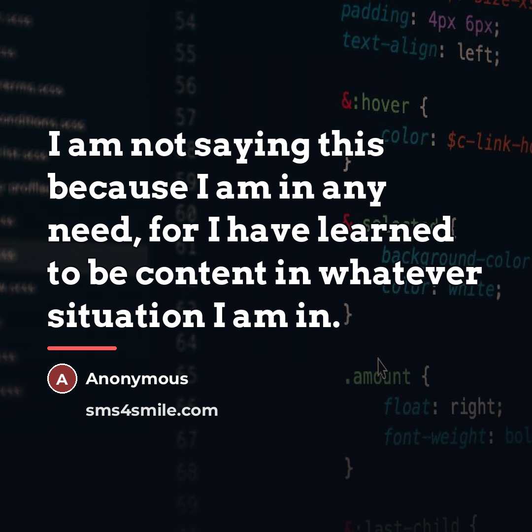 “I am not saying this because I am in any…” quote by Anonymous