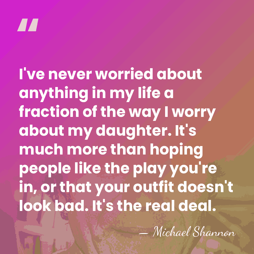 I've never worried about anything in my life a fraction of the&hellip; - Michael Shannon