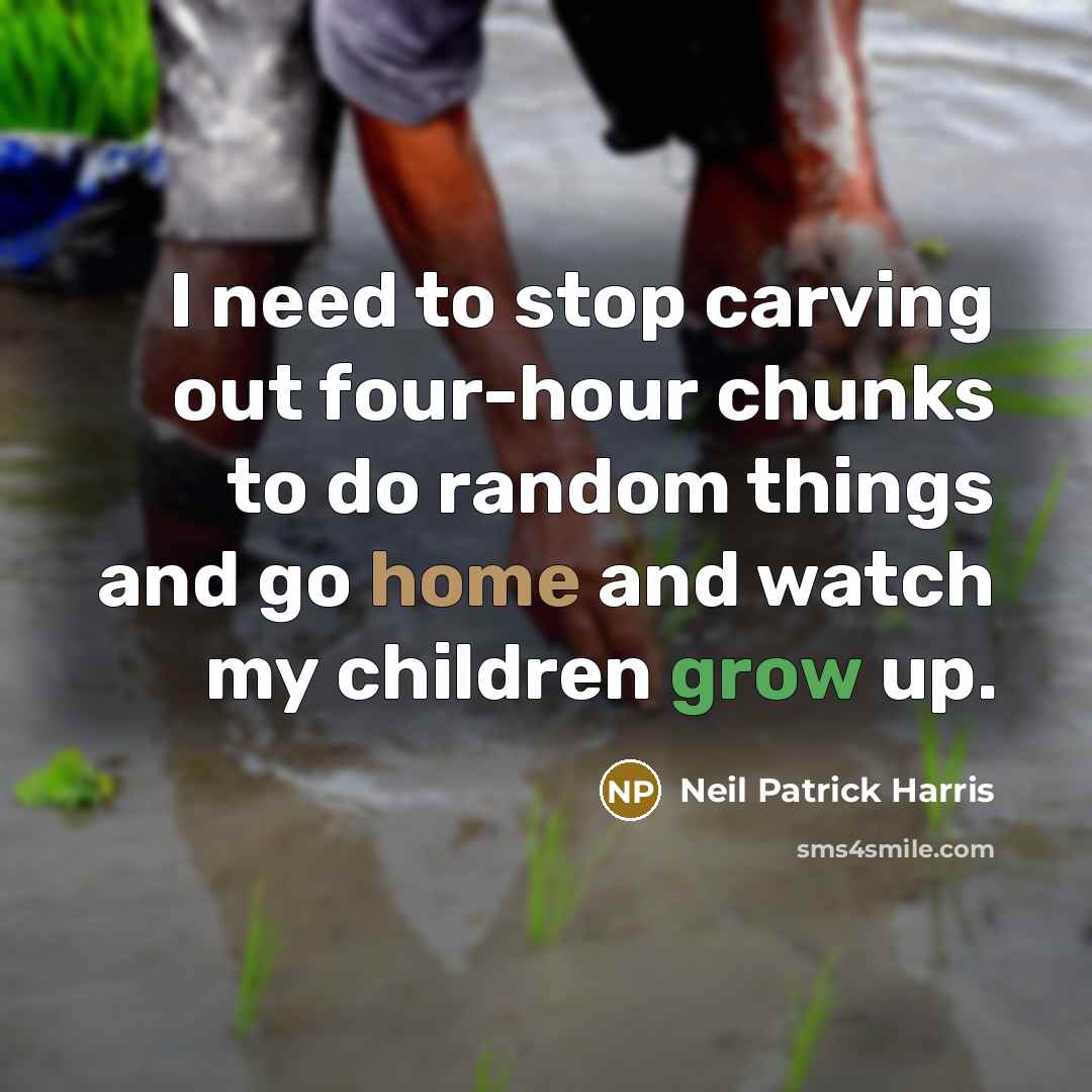 “I need to stop carving out four-hour chunks to do…” quote by Neil Patrick Harris