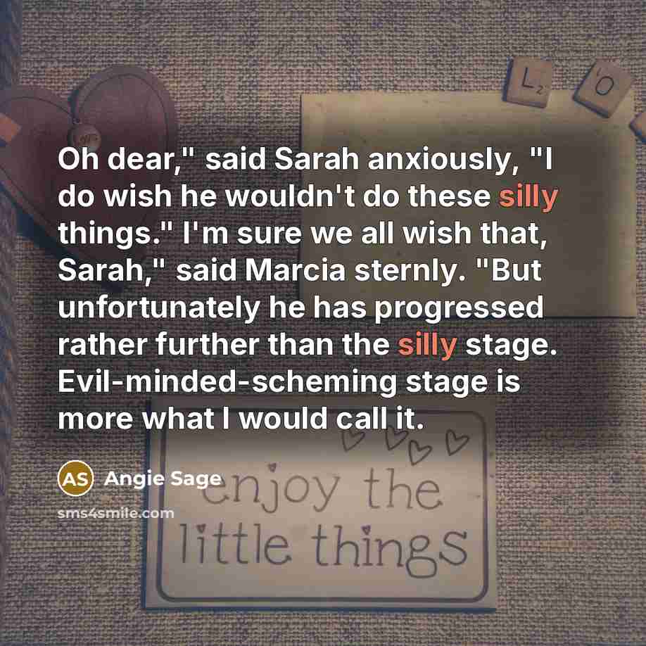 “Oh dear," said Sarah anxiously, "I do wish he wouldn't…” quote by Angie Sage