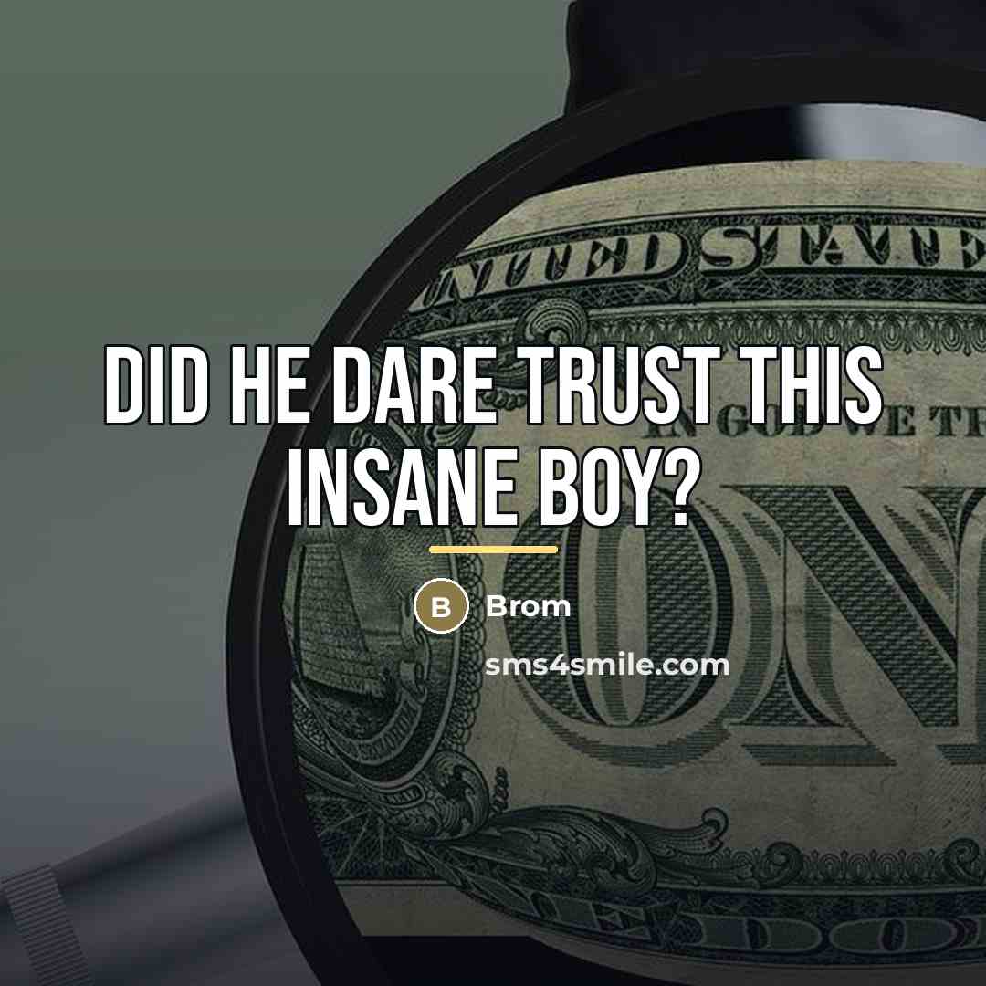 “Did he dare trust this insane boy?…” quote by Brom