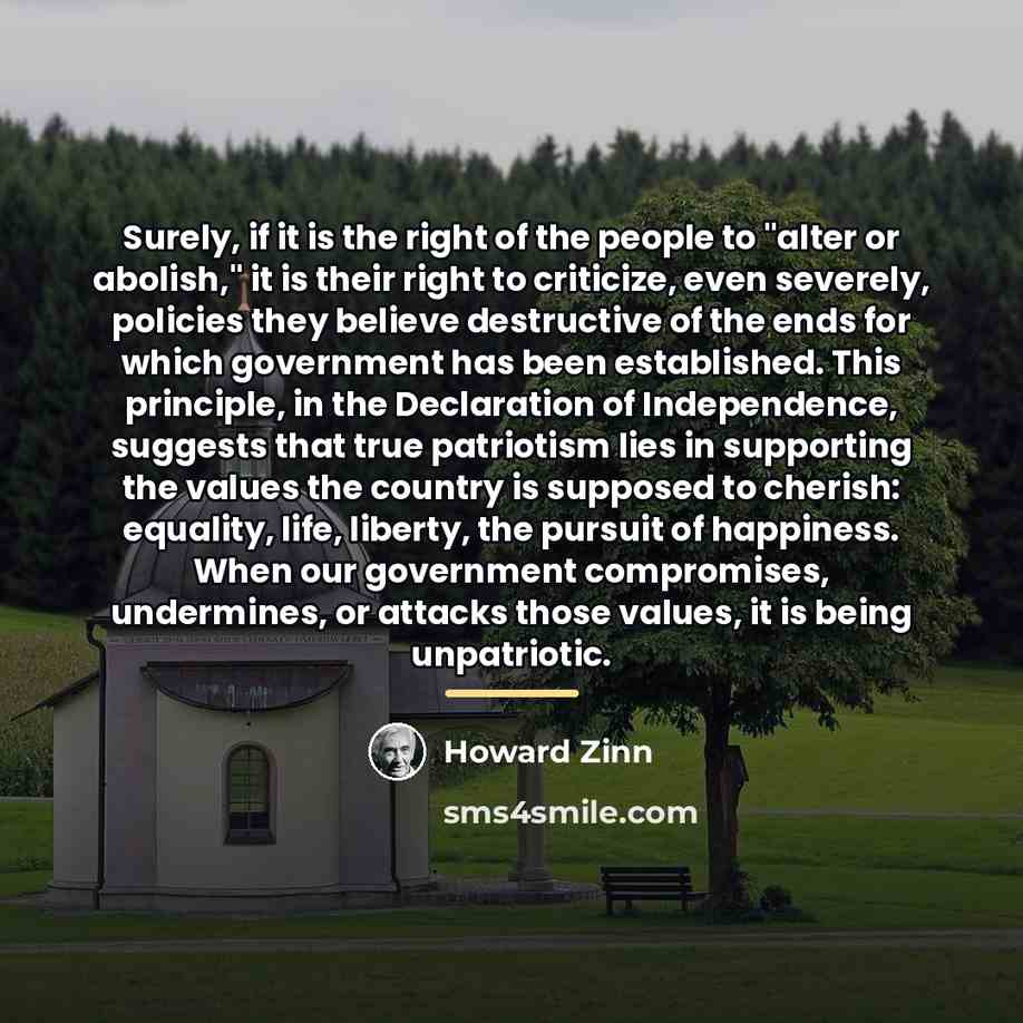 “Surely, if it is the right of the people to…” quote by Howard Zinn