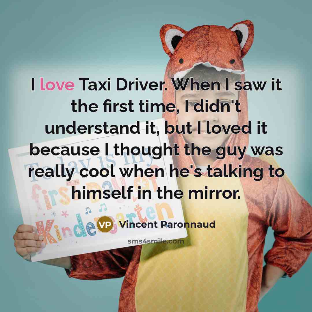 “I love Taxi Driver. When I saw it the first…” quote by Vincent Paronnaud