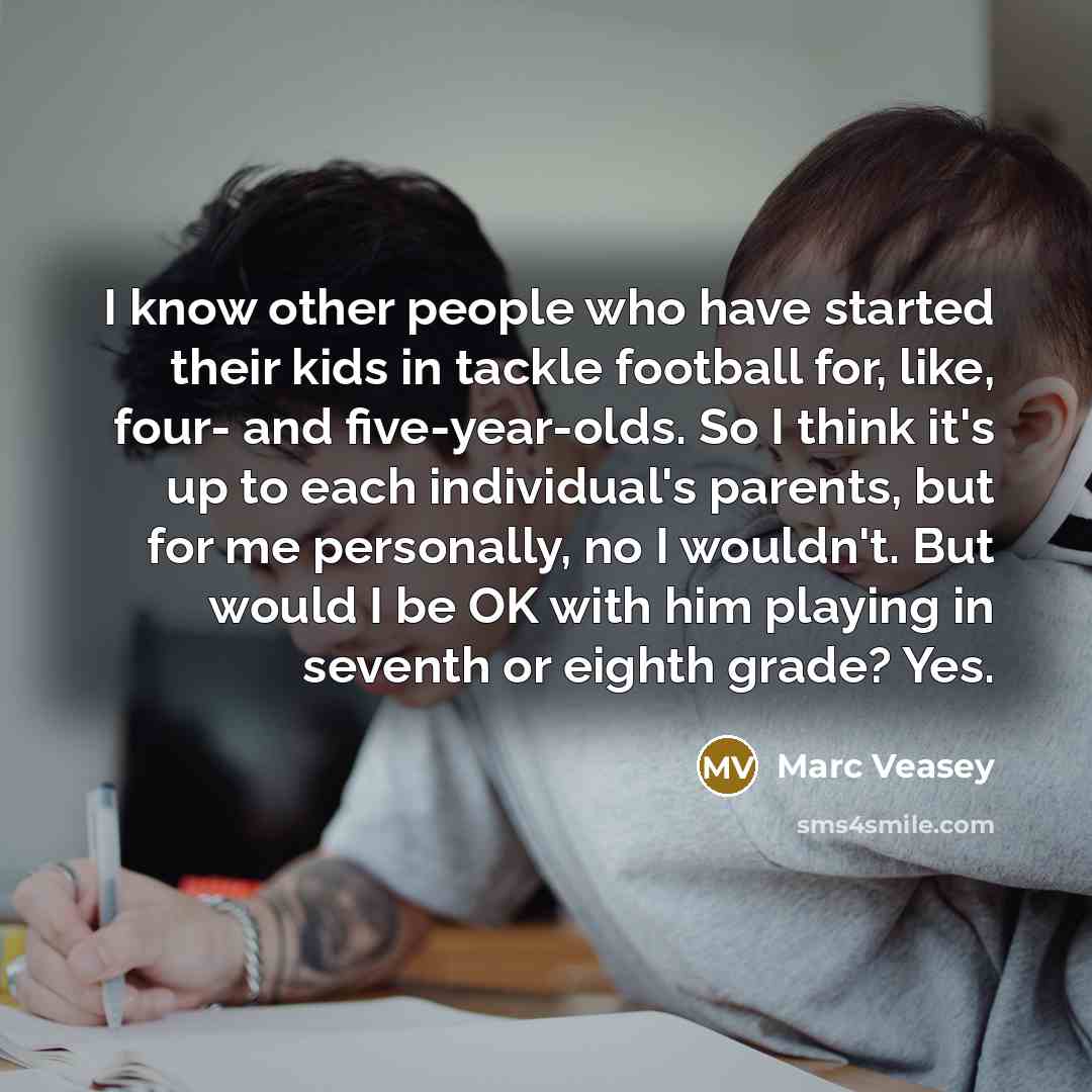 “I know other people who have started their kids in…” quote by Marc Veasey