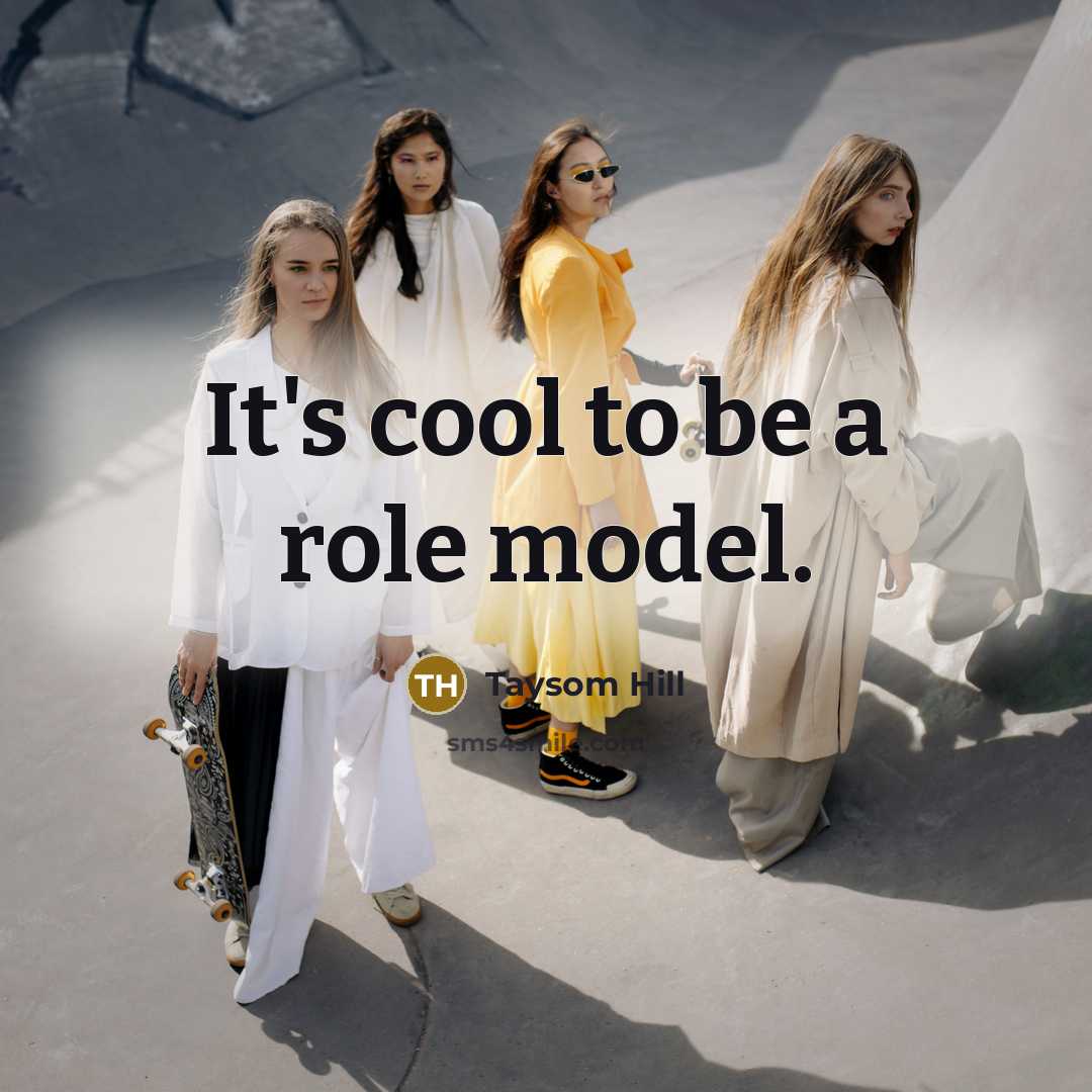 “It's cool to be a role model.…” quote by Taysom Hill