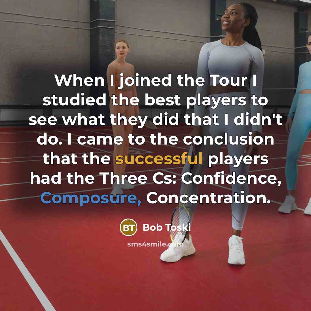 “When I joined the Tour I studied the best players…” quote by Bob Toski