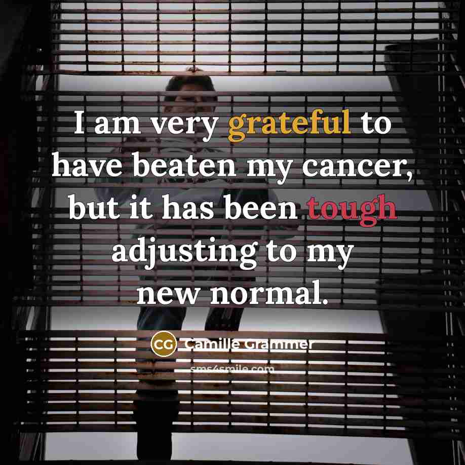 “I am very grateful to have beaten my cancer, but…” quote by Camille Grammer