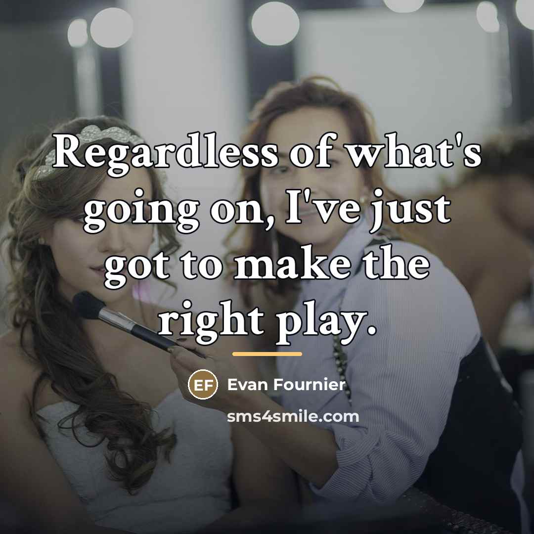 “Regardless of what's going on, I've just got to make…” quote by Evan Fournier
