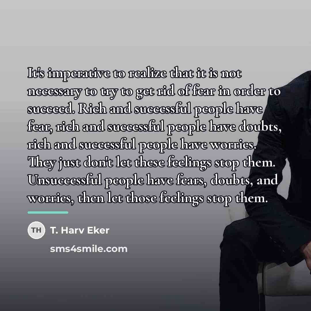 “It's imperative to realize that it is not necessary to…” quote by T. Harv Eker