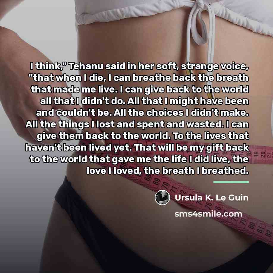 “I think," Tehanu said in her soft, strange voice, "that…” quote by Ursula K. Le Guin