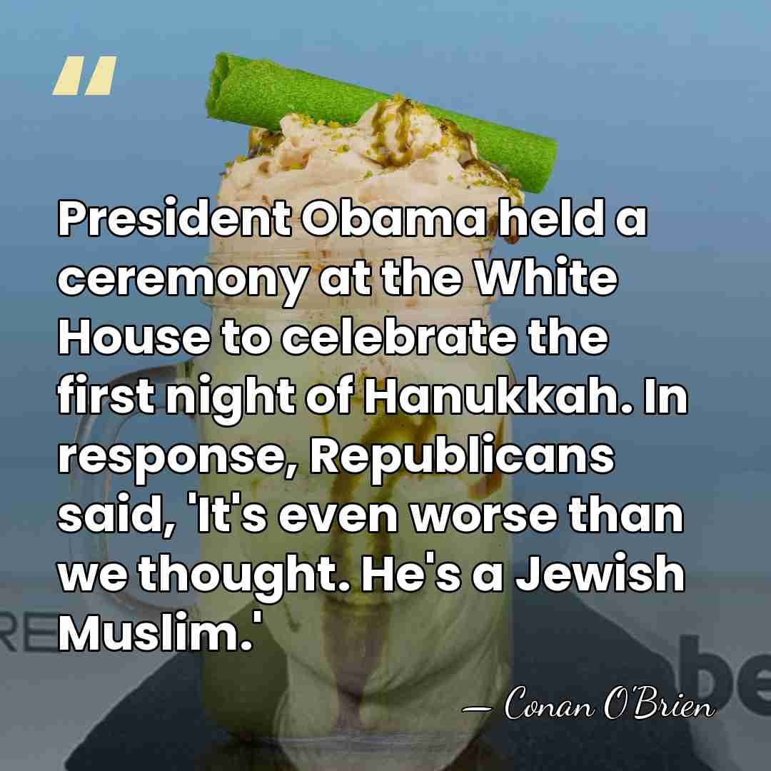 President Obama held a ceremony at the White House to celebrate the&hellip; - Conan O'Brien