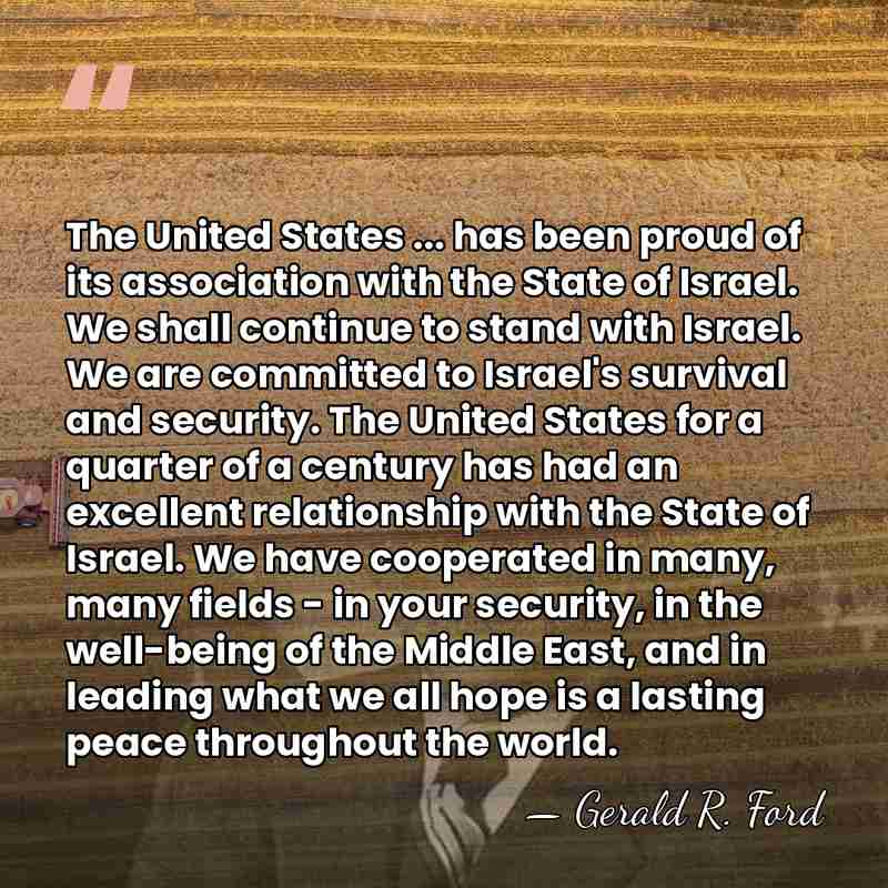 The United States ... has been proud of its association with the&hellip; - Gerald R. Ford